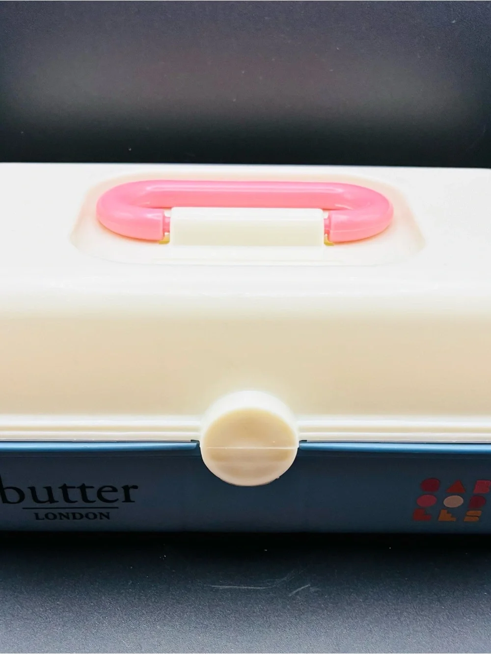 Caboodles Pretty in Petite Carrying Case I Love Retro Butter London case only